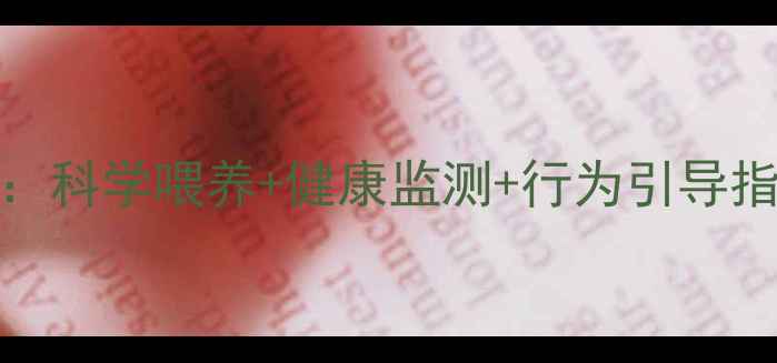 图片 15天大幼犬全攻略：科学喂养+健康监测+行为引导指南（附护理误区）