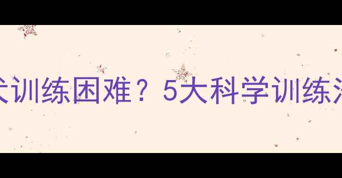 图片 3个月大德国牧羊犬训练困难？5大科学训练法让幼犬活力全开2