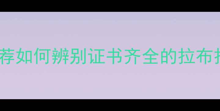 图片 上海正规拉布拉多犬舍推荐如何辨别证书齐全的拉布拉多？附全流程购买指南1