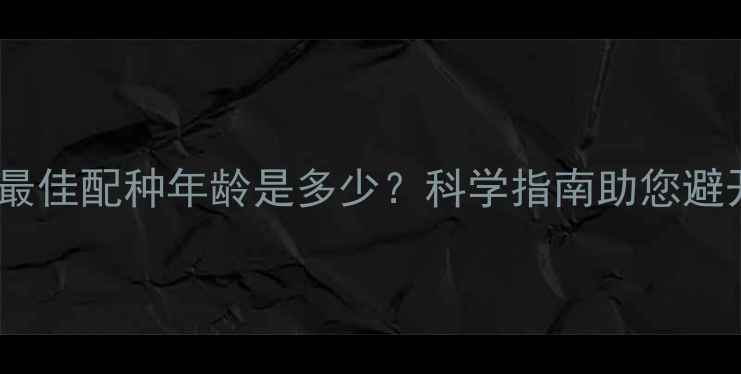 图片 公泰迪最佳配种年龄是多少？科学指南助您避开误区1