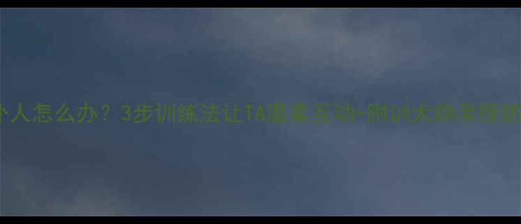 图片 哈士奇扑人怎么办？3步训练法让TA温柔互动+附训犬师亲授防扑指南2