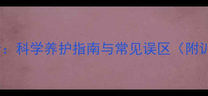 图片 小狗习性全：科学养护指南与常见误区（附训练方法）1