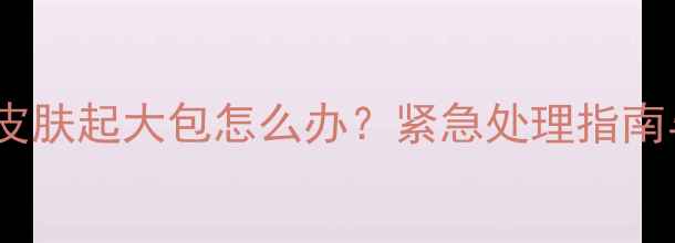 图片 小狗打疫苗后皮肤起大包怎么办？紧急处理指南与疫苗反应全2