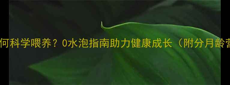 图片 幼犬狗粮如何科学喂养？0水泡指南助力健康成长（附分月龄营养方案）1