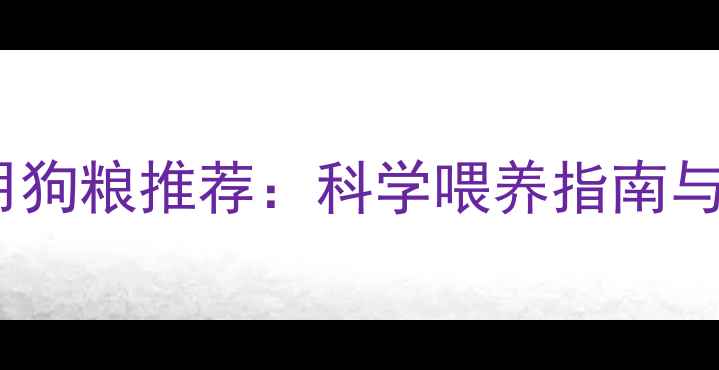 图片 怀孕泰迪犬专用狗粮推荐：科学喂养指南与营养补充方案2