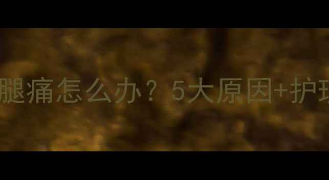 图片 拉布拉多后腿痛怎么办？5大原因+护理指南全🐾1