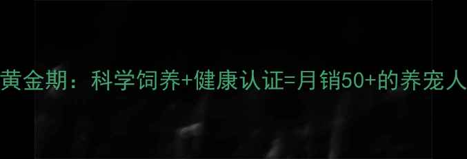 图片 拉布拉多幼犬出售黄金期：科学饲养+健康认证=月销50+的养宠人都在用的销售指南