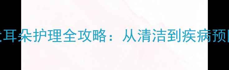 图片 拉布拉多幼犬耳朵护理全攻略：从清洁到疾病预防的实用指南