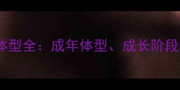 图片 拉布拉多犬体型全：成年体型、成长阶段及饲养建议1