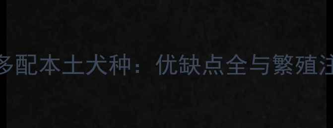 图片 拉布拉多配本土犬种：优缺点全与繁殖注意事项
