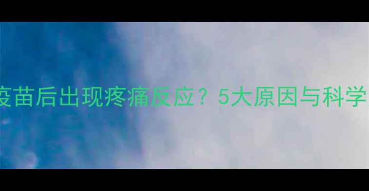 图片 狗狗接种疫苗后出现疼痛反应？5大原因与科学应对指南2