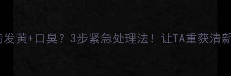 图片 狗狗牙齿发黄+口臭？3步紧急处理法！让TA重获清新口气🐾2