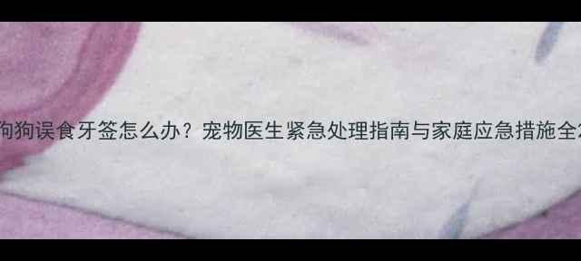 图片 狗狗误食牙签怎么办？宠物医生紧急处理指南与家庭应急措施全2
