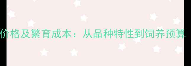 图片 边境牧羊犬幼犬价格及繁育成本：从品种特性到饲养预算（附选购指南）1