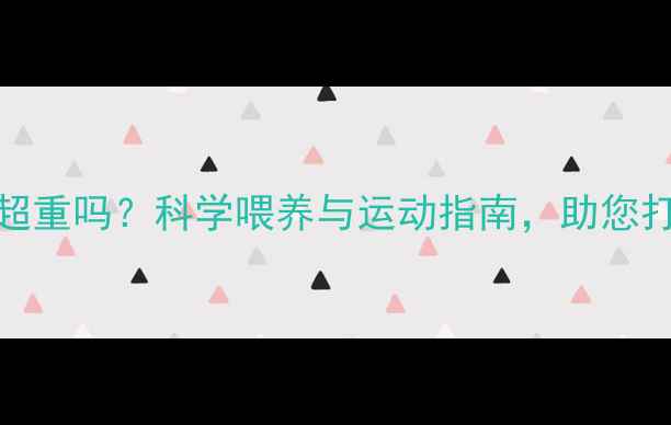 图片 金毛犬60多斤算超重吗？科学喂养与运动指南，助您打造健康金毛体型