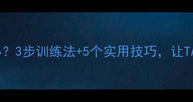 图片 🐾小狗乱拉东西怎么办？3步训练法+5个实用技巧，让TA养成定点排便习惯🐶1