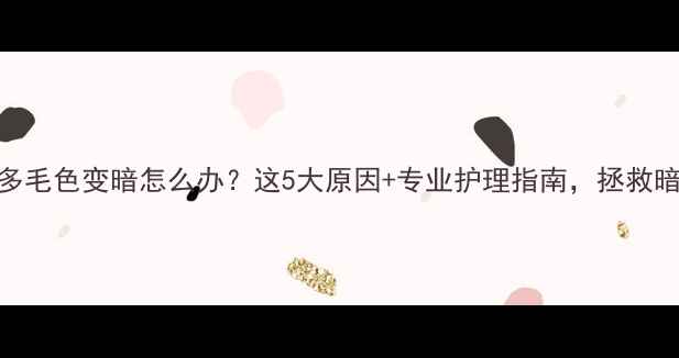 图片 🐾拉布拉多毛色变暗怎么办？这5大原因+专业护理指南，拯救暗沉毛色！
