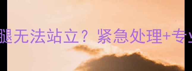 图片 🐾拉布拉多突然后腿无法站立？紧急处理+专业兽医指南来了！2