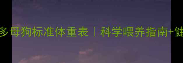 图片 📌5个月拉布拉多母狗标准体重表｜科学喂养指南+健康监测全攻略1