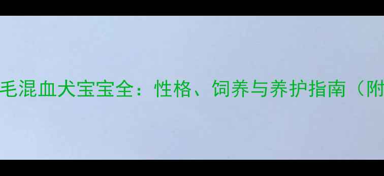 图片 📌罗威纳金毛混血犬宝宝全：性格、饲养与养护指南（附避坑清单）