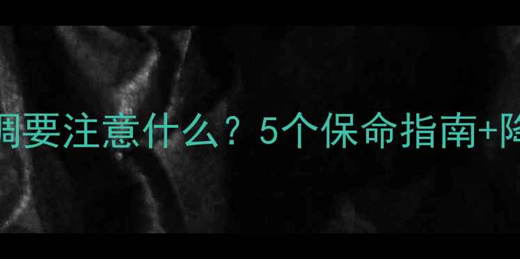 图片 🔥泰迪犬吹空调要注意什么？5个保命指南+降温神器推荐！