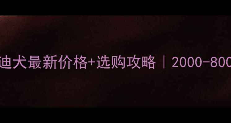 图片 🔥鞍山泰迪犬最新价格+选购攻略｜2000-8000元全🔥2