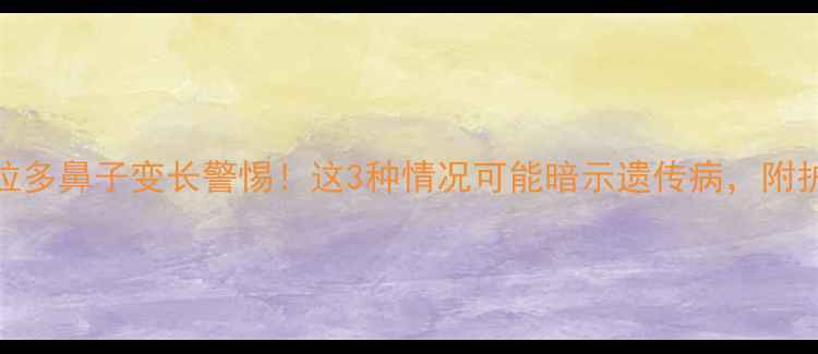 图片 🚨拉布拉多鼻子变长警惕！这3种情况可能暗示遗传病，附护理指南